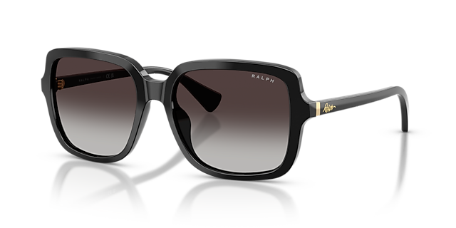 RA5333U Schwarz glänzend AcetatSunglass Frames von B24, Dreiviertelansicht