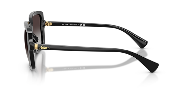 RA5333U Schwarz glänzend AcetatSunglass Frames von B24, Seitenansicht