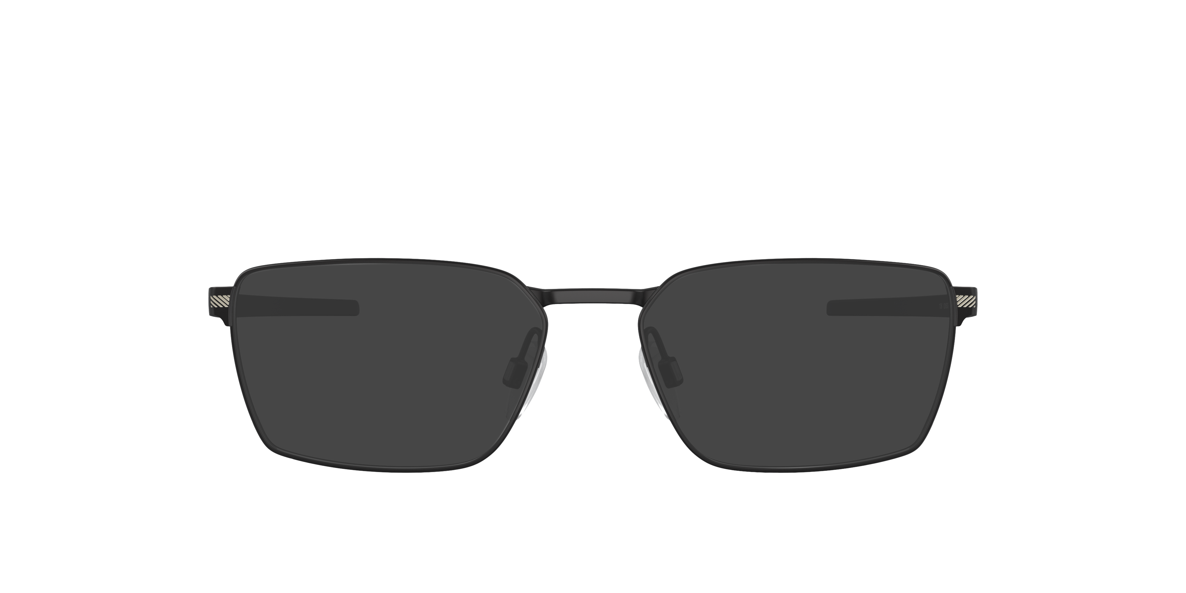 Sway Bar Satijnglans zwart TitaanEyeglass Frames van B24, met getinte lenzen