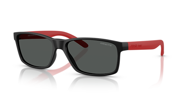 AN4185 Matt Schwarz KunststoffSunglass Frames von B24, Dreiviertelansicht