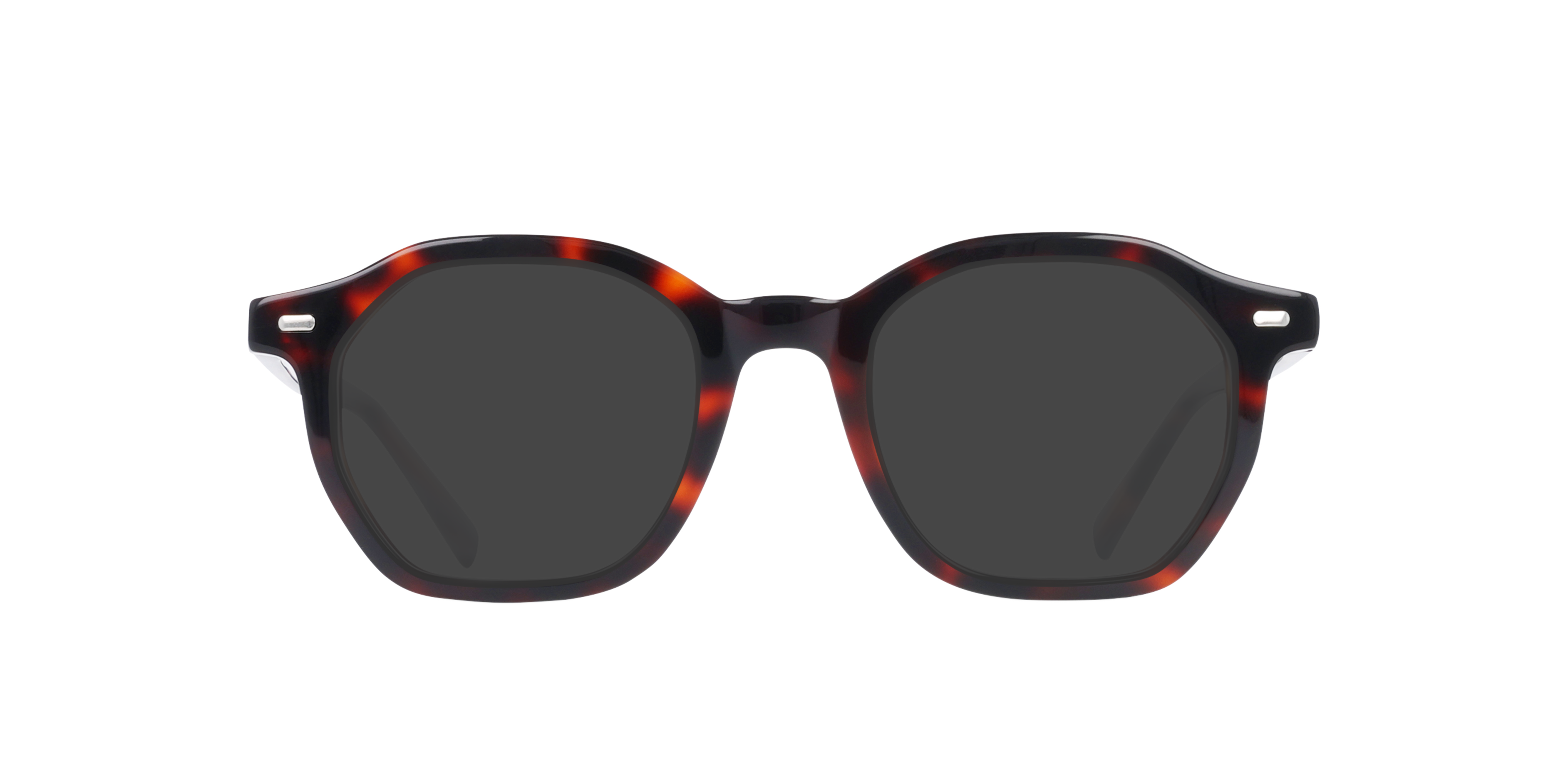 Miles Bruin Havana AcetaatEyeglass Frames van B24, met getinte lenzen