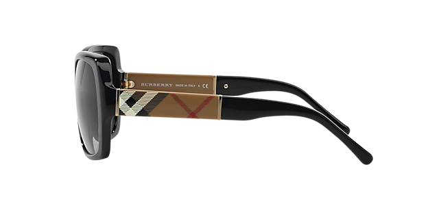 BE4160 Zwart AcetaatSunglass Frames van B24, Zijaanzicht