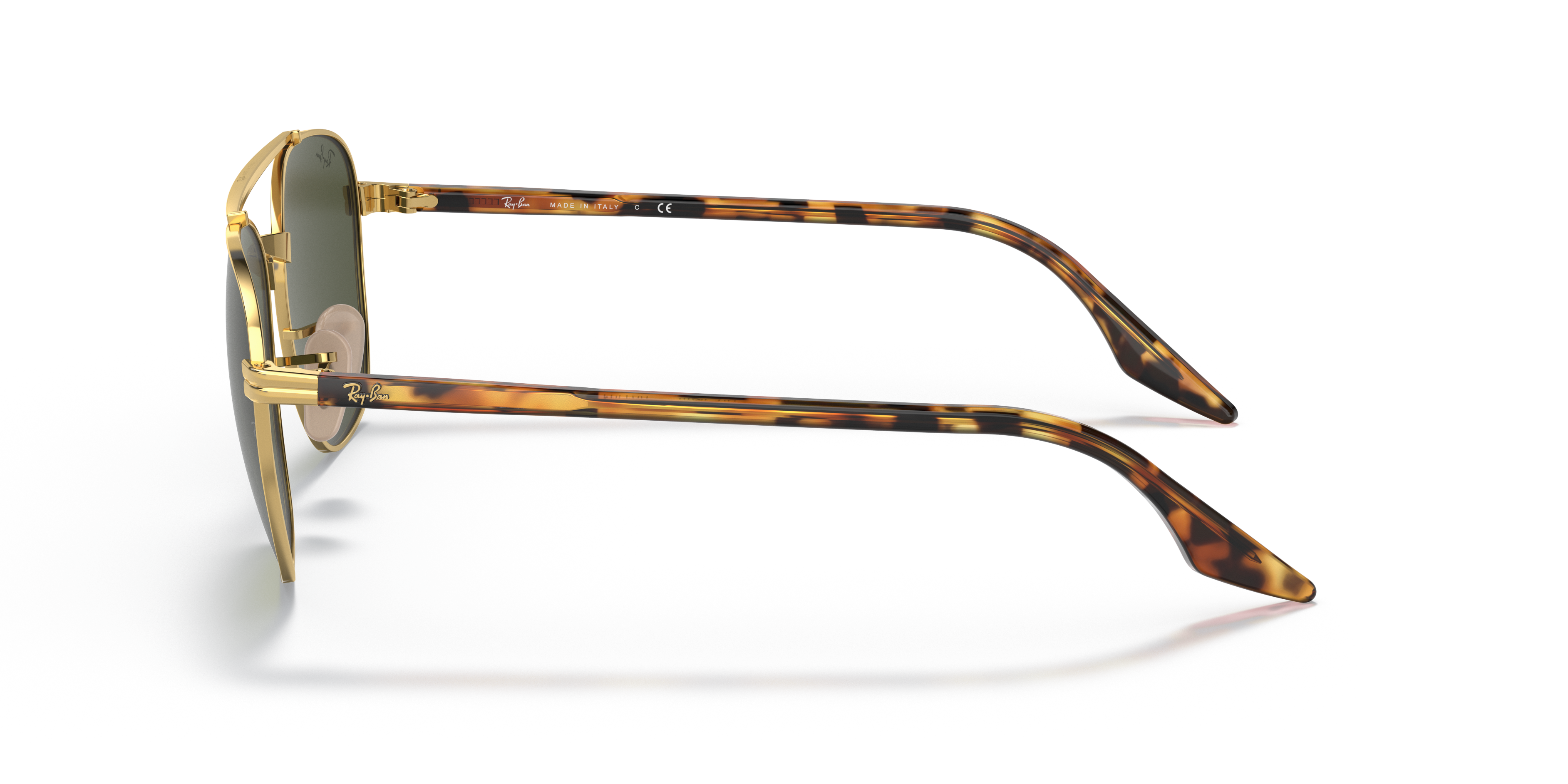 RB3688 Arista Gold MetallSunglass Frames von B24, Seitenansicht