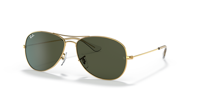 RB3362 Arista Gold MetallSunglass Frames von B24, Dreiviertelansicht