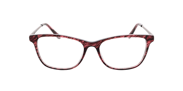 Lola Roze & lichtroze MetaalEyeglass Frames van B24, Vooraanzicht