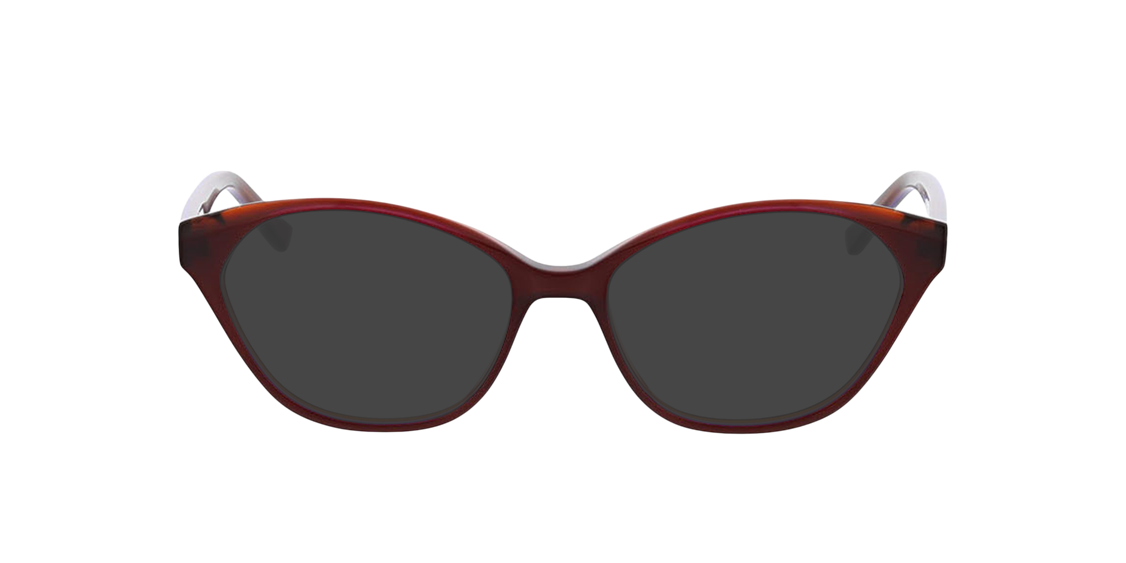 Nora Milky Red  &  Purple  &  Orange AcetatEyeglass Frames von B24, mit getönten Gläsern