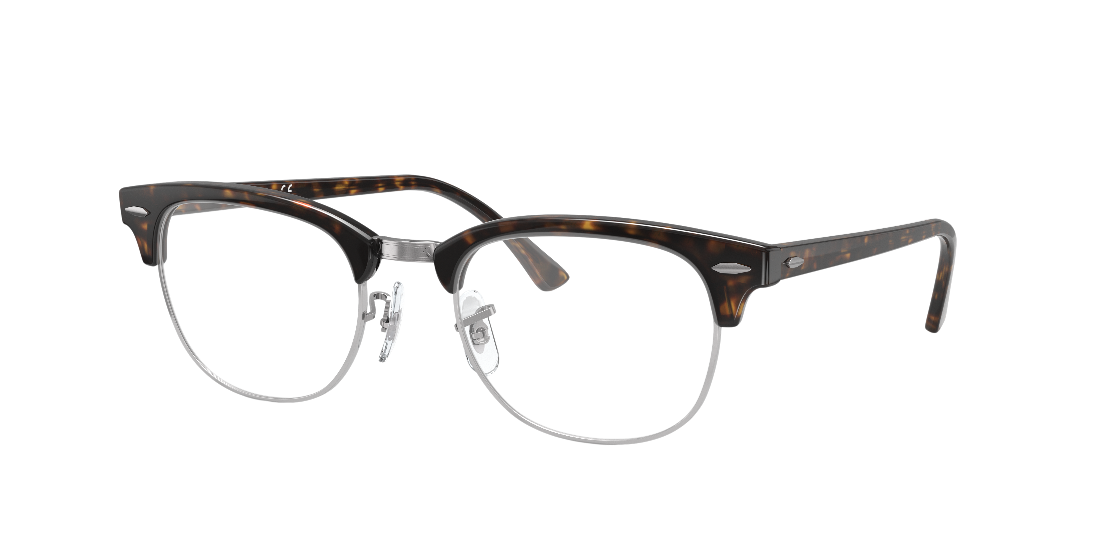RB5154 Donker Havana AcetaatEyeglass Frames van B24, Hoekweergave
