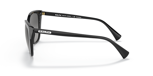 RA5274 Schwarz glänzend KunststoffSunglass Frames von B24, Seitenansicht