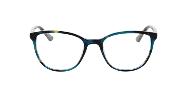 Waverly Blauw geel Havana AcetaatEyeglass Frames van B24, Vooraanzicht