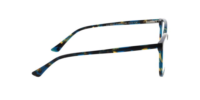 Waverly Blauw geel Havana AcetaatEyeglass Frames van B24, Zijaanzicht