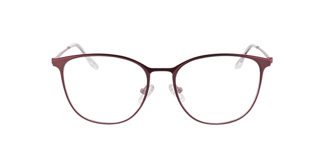 Madrid Matpaars & matrood MetaalEyeglass Frames van B24, Vooraanzicht