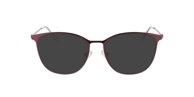 Madrid Matpaars & matrood MetaalEyeglass Frames van B24, met getinte lenzen