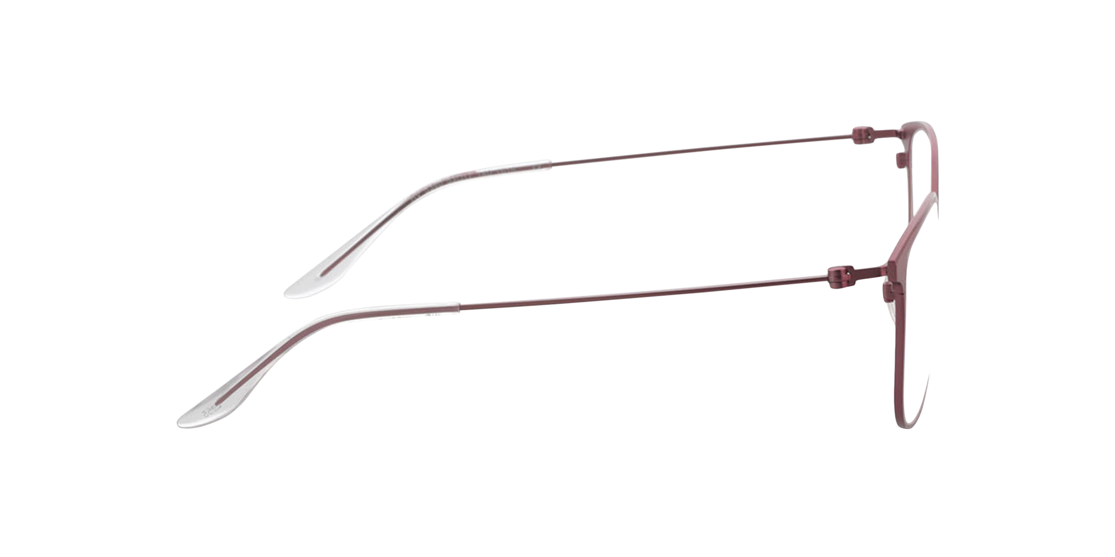 Madrid Matt Pink  &  Matt Red MetallEyeglass Frames von B24, Seitenansicht