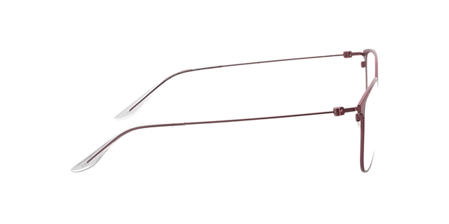 Madrid Matpaars & matrood MetaalEyeglass Frames van B24, Zijaanzicht