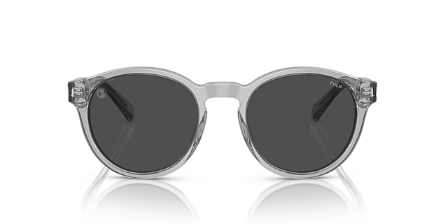 PH4192 Glänzendes transparentes Grau AcetatSunglass Frames von B24, Vorderansicht