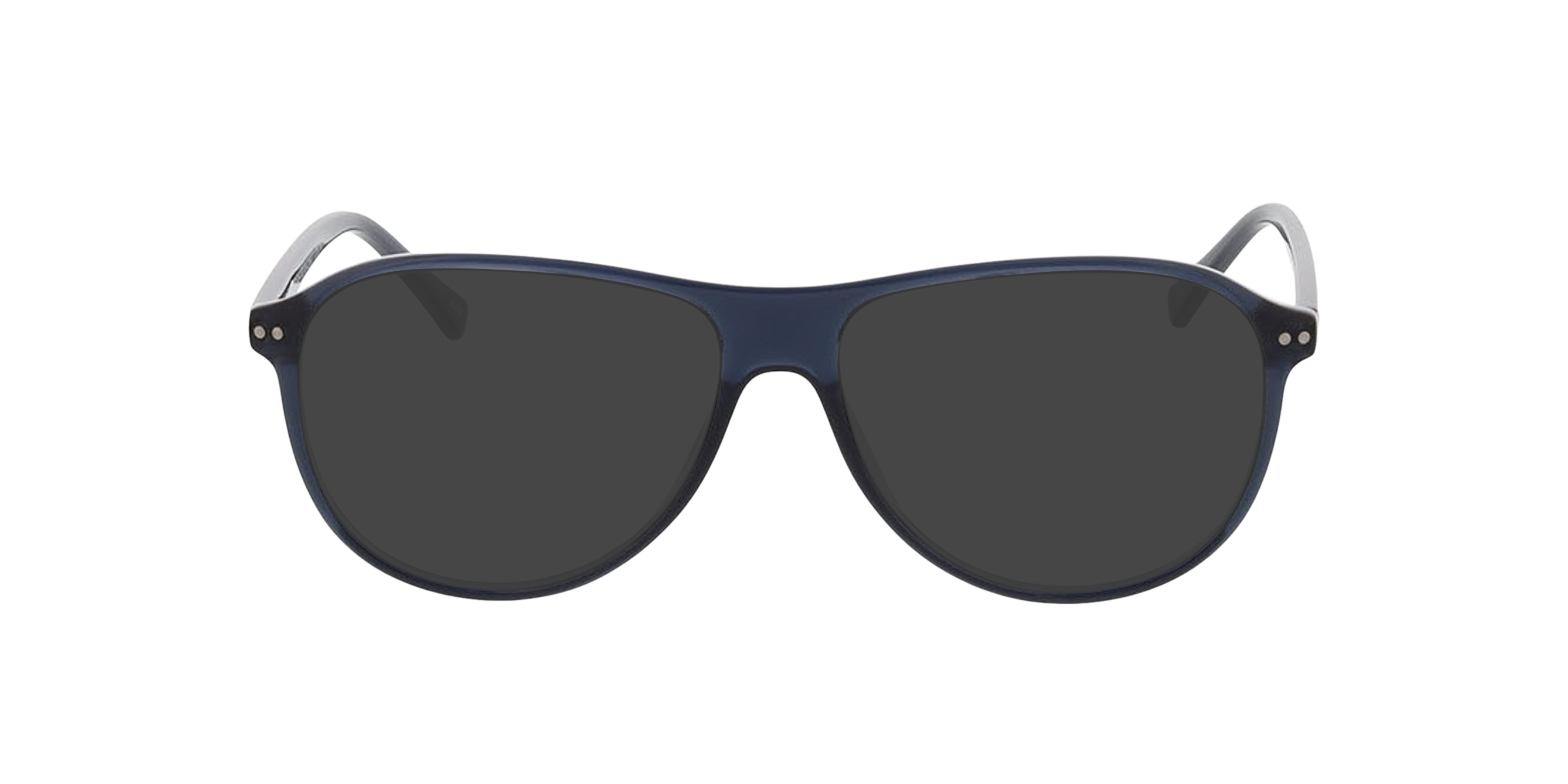 Dallas Kristal donkerblauw KunststofEyeglass Frames van B24, met getinte lenzen