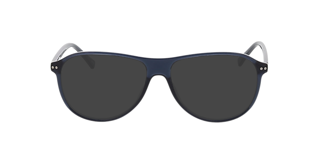 Dallas Kristal donkerblauw KunststofEyeglass Frames van B24, met getinte lenzen