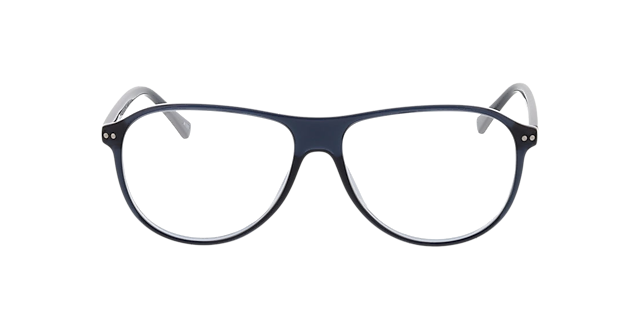 Dallas Kristal donkerblauw KunststofEyeglass Frames van B24, Vooraanzicht