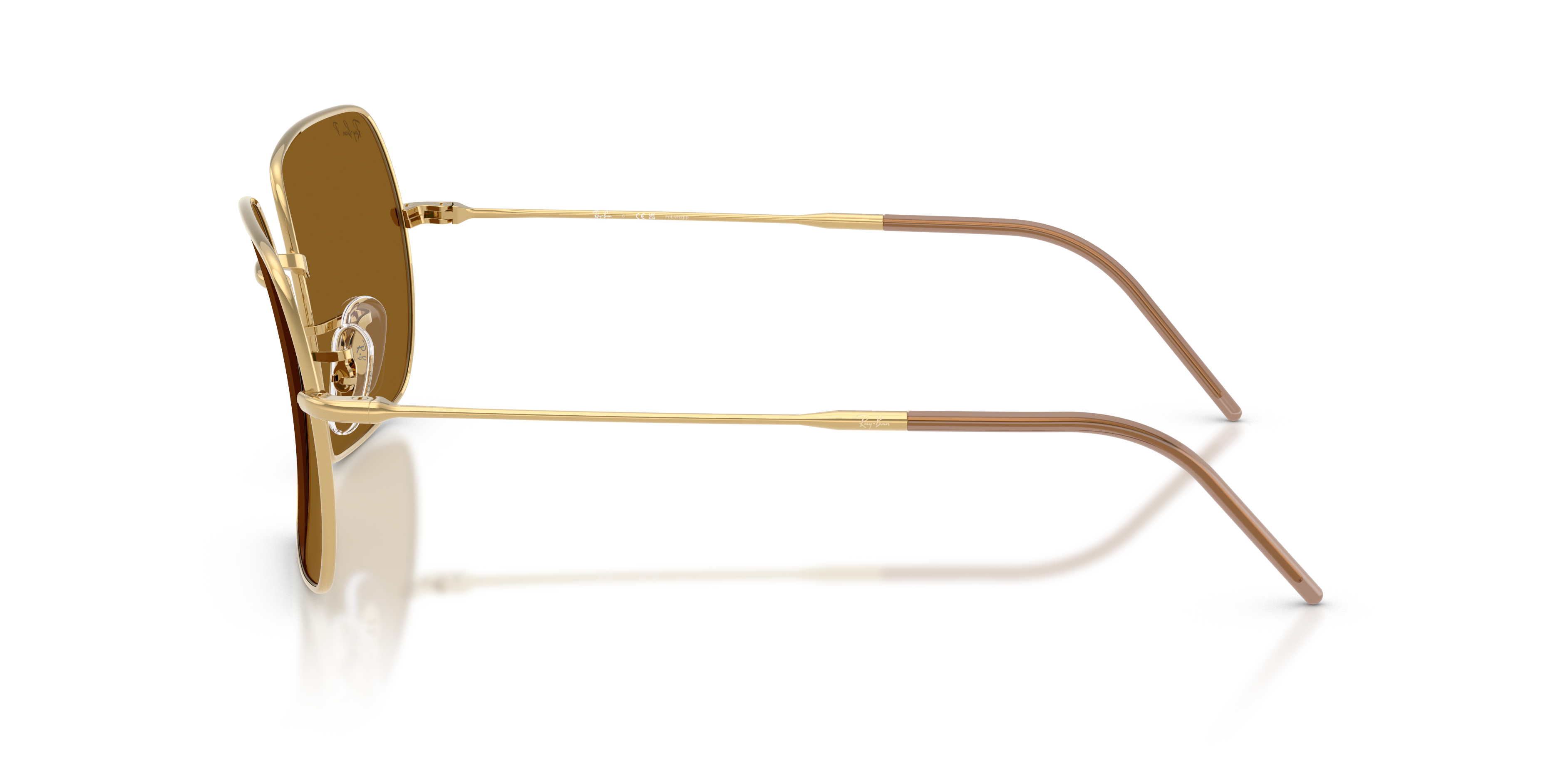 RBR0104S Arista goud MetaalSunglass Frames van B24, Zijaanzicht