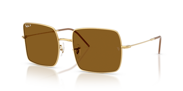 RBR0104S Arista Gold MetallSunglass Frames von B24, Dreiviertelansicht