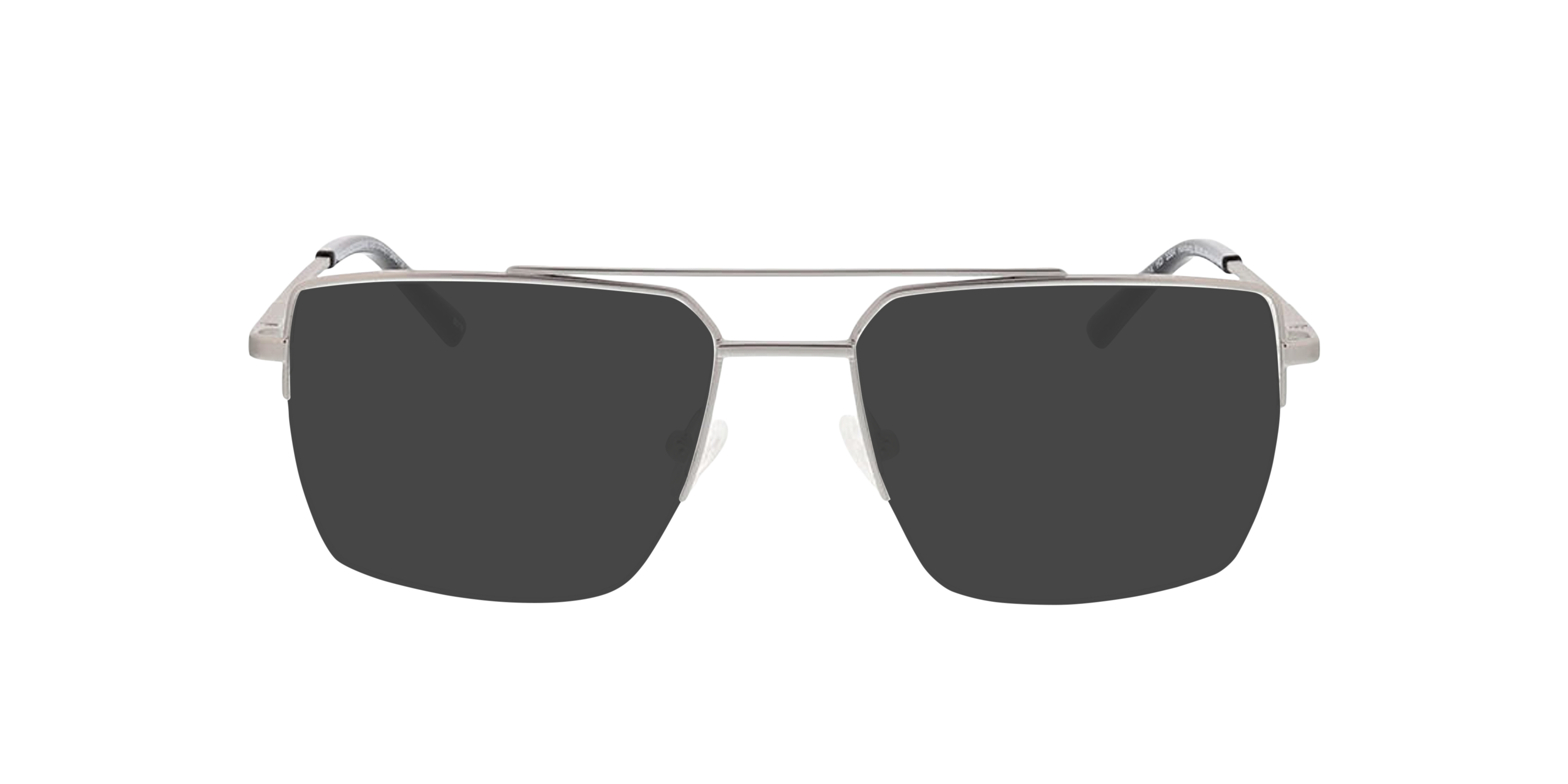 Hamburg Matzilver MetaalEyeglass Frames van B24, met getinte lenzen