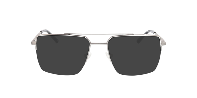 Hamburg Silber matt MetallEyeglass Frames von B24, mit getönten Gläsern