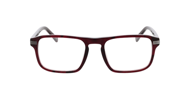Torrance Rood hoorn & gunmetal AcetaatEyeglass Frames van B24, Vooraanzicht