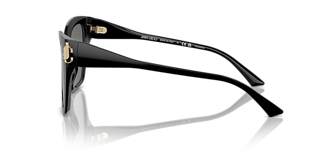 JC5012 Schwarz AcetatSunglass Frames von B24, Seitenansicht