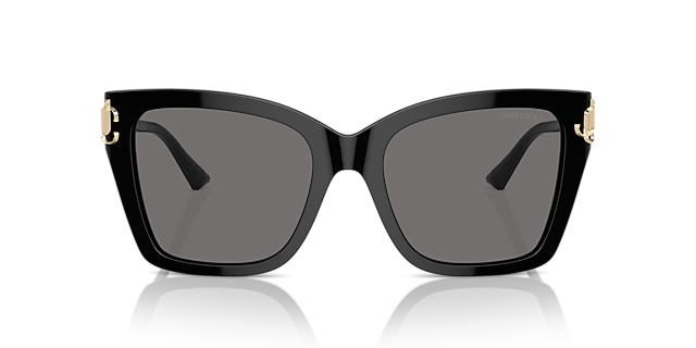 JC5012 Schwarz AcetatSunglass Frames von B24, Vorderansicht