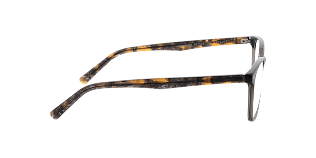 Johnny Kristal grijs  &  grijs Havana AcetaatEyeglass Frames van B24, Zijaanzicht