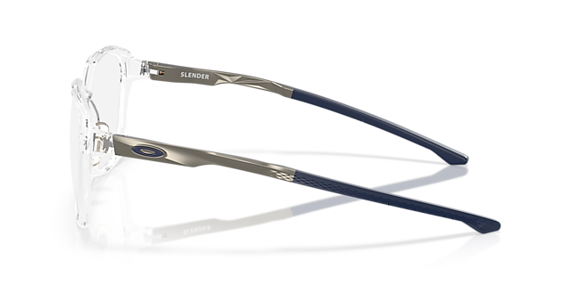 Slender Glanzend transparant KunststofEyeglass Frames van B24, Zijaanzicht