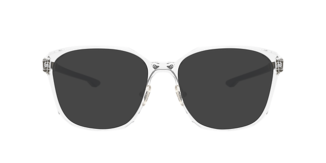 Slender Glanzend transparant KunststofEyeglass Frames van B24, met getinte lenzen