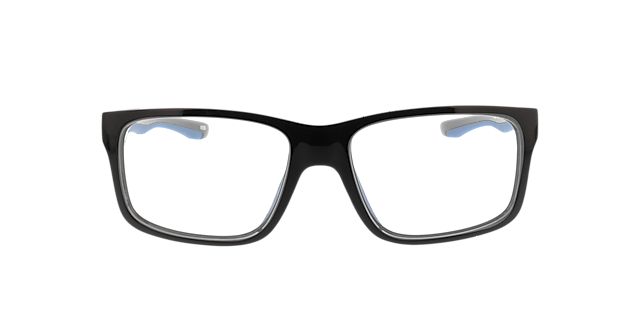 Beat Zwart  &  donkerblauw KunststofEyeglass Frames van B24, Vooraanzicht