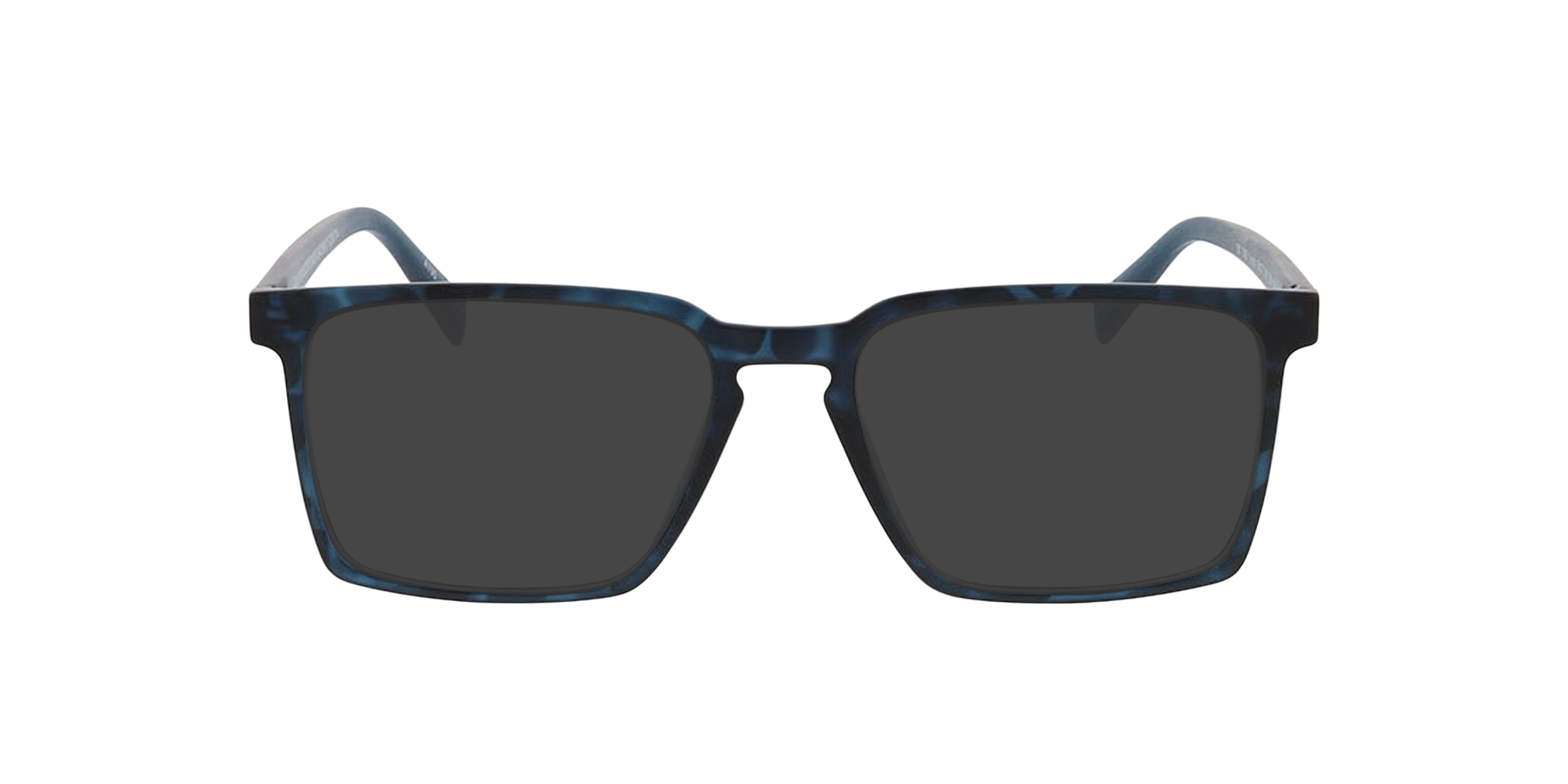 Lincoln Matt Havana Blue  &  Matt Blue KunststoffEyeglass Frames von B24, mit getönten Gläsern