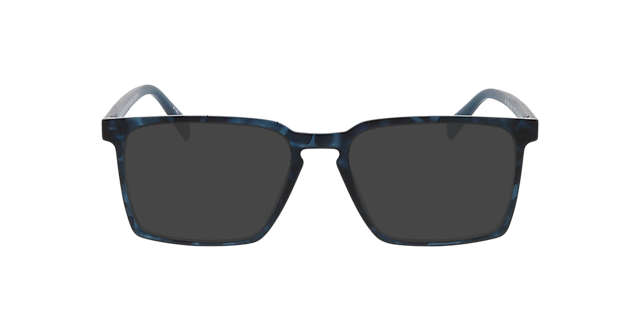 Lincoln Mat Havana blauw  &  matblauw KunststofEyeglass Frames van B24, met getinte lenzen