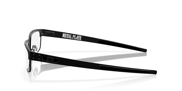 Metal Plate™ Matt Schwarz TitanEyeglass Frames von B24, Seitenansicht