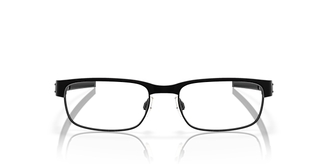 Metal Plate™ Matt Schwarz TitanEyeglass Frames von B24, Vorderansicht
