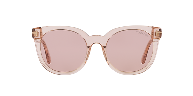 Moira Pink Shiny AcetatSunglass Frames von B24, Vorderansicht