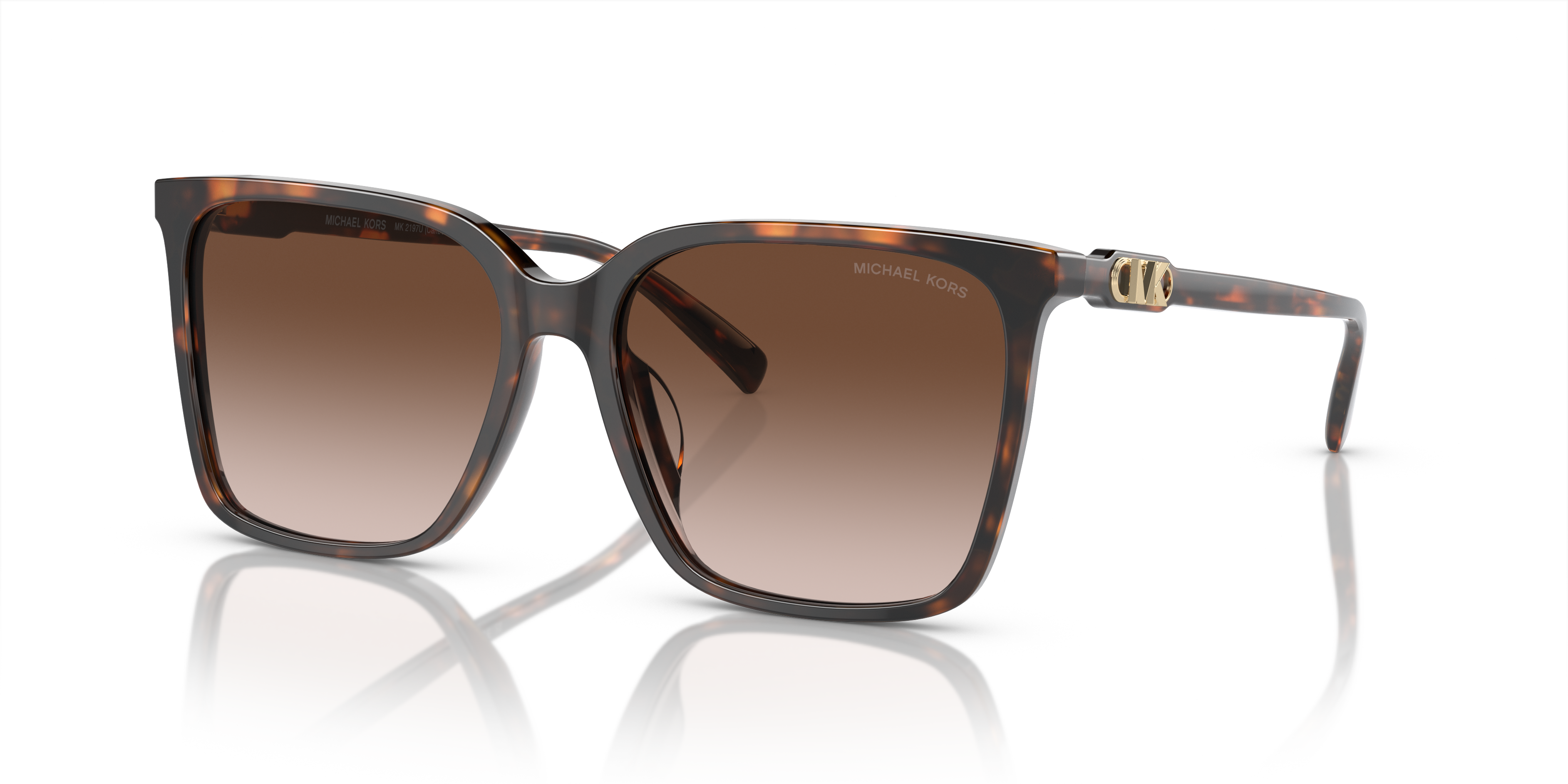 MK2197U Donker tortoise AcetaatSunglass Frames van B24, Hoekweergave
