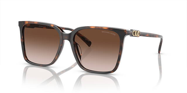 MK2197U Donker tortoise AcetaatSunglass Frames van B24, Hoekweergave