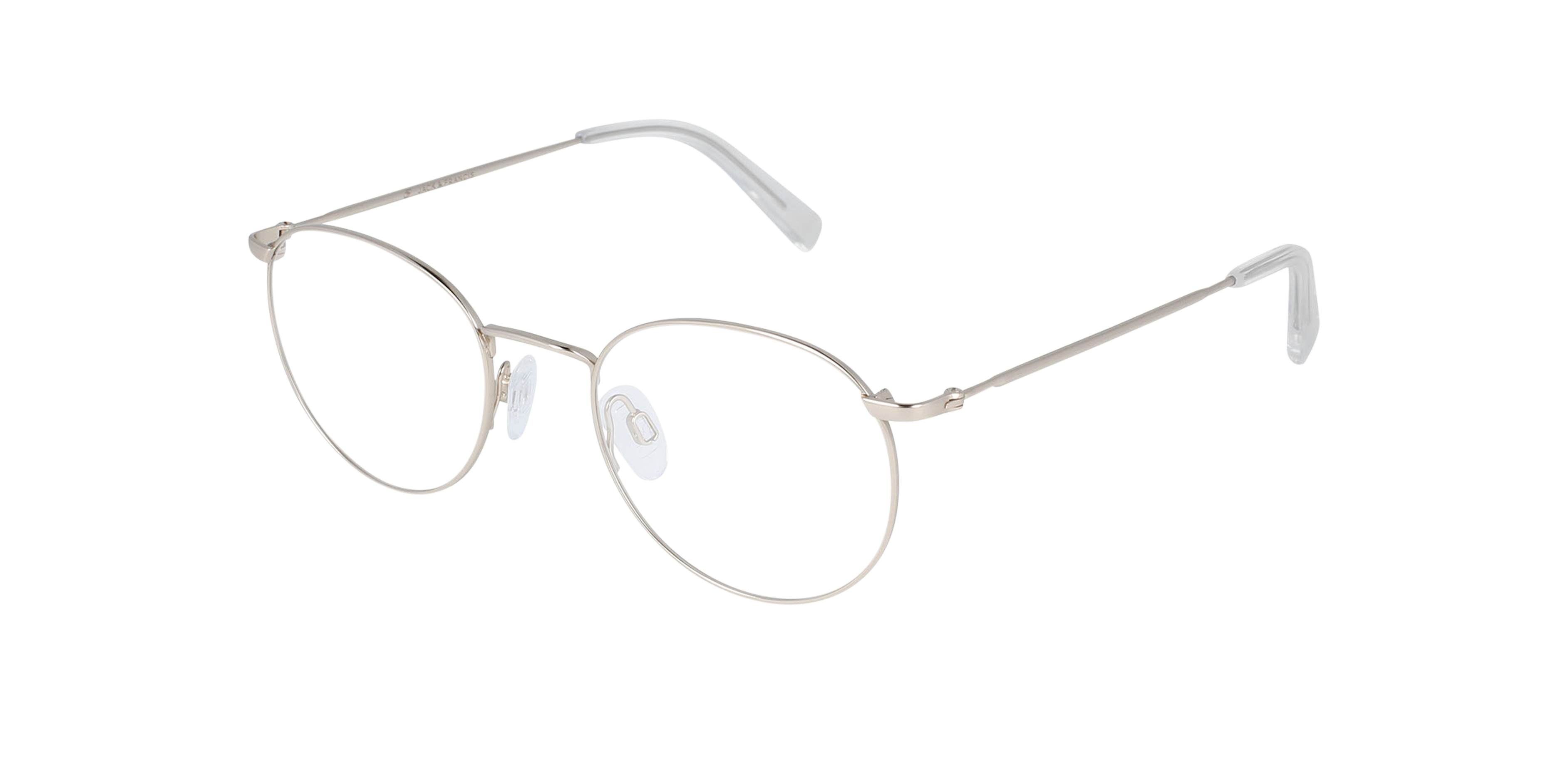 Ceo Platinum Silver Titanium TitanEyeglass Frames von B24, Dreiviertelansicht