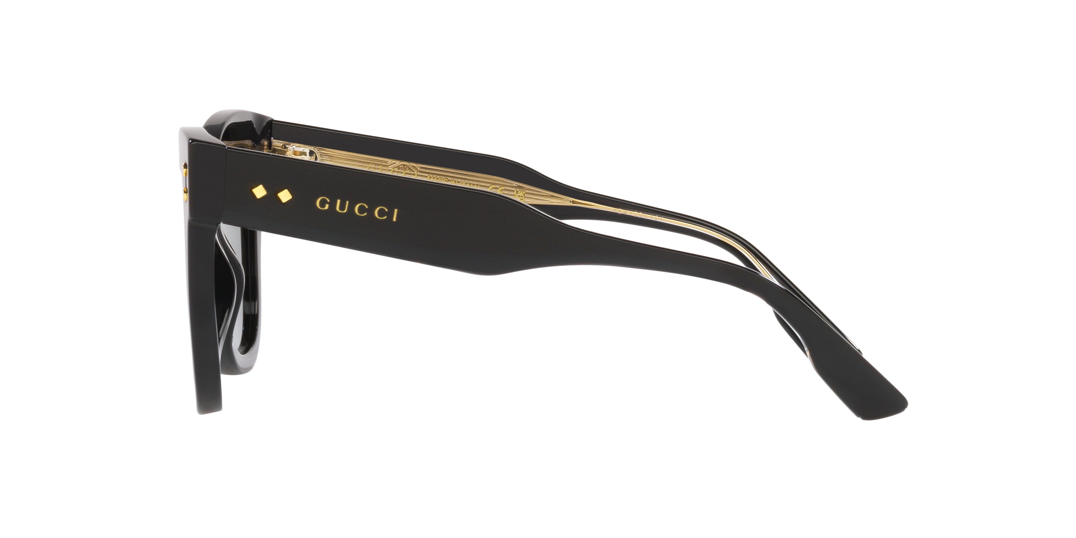 GG1082S Zwart AcetaatSunglass Frames van B24, Zijaanzicht