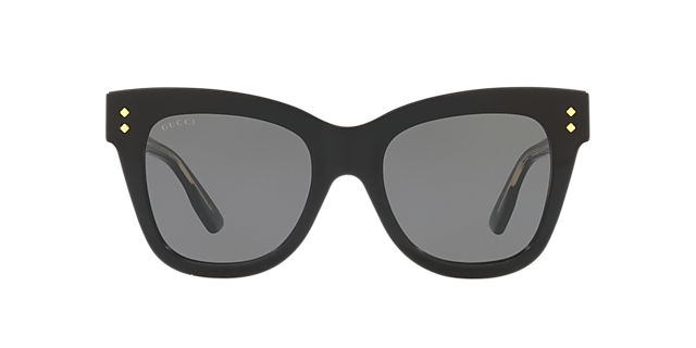 GG1082S Zwart AcetaatSunglass Frames van B24, Vooraanzicht