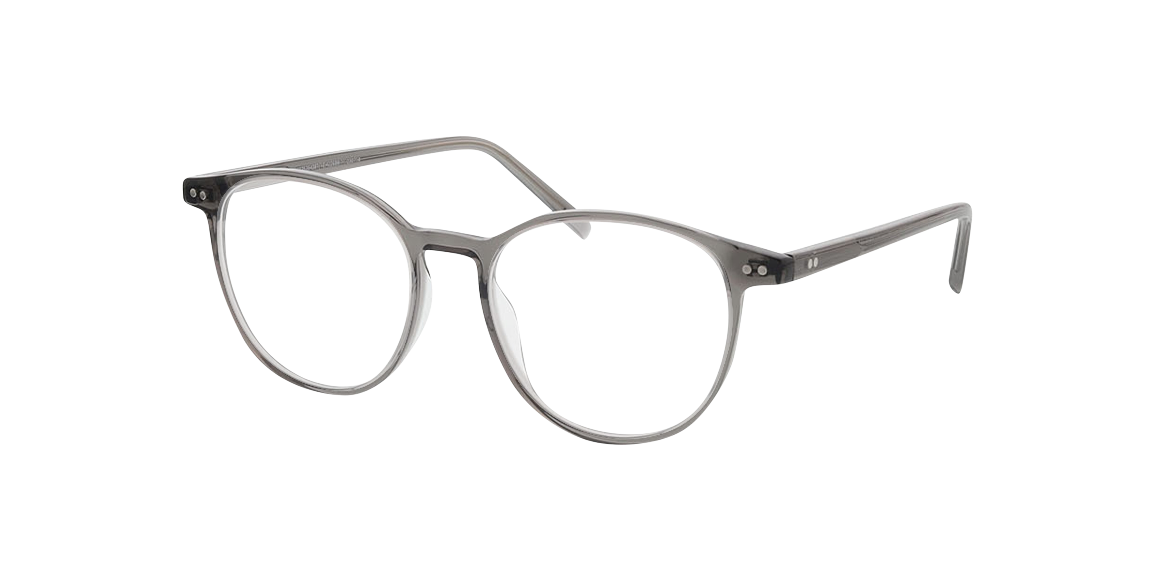 Columbia Grau AcetatEyeglass Frames von B24, Dreiviertelansicht