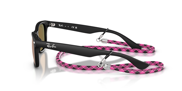 RB9052S Rubber Black KunststoffSunglass Frames von B24, Seitenansicht