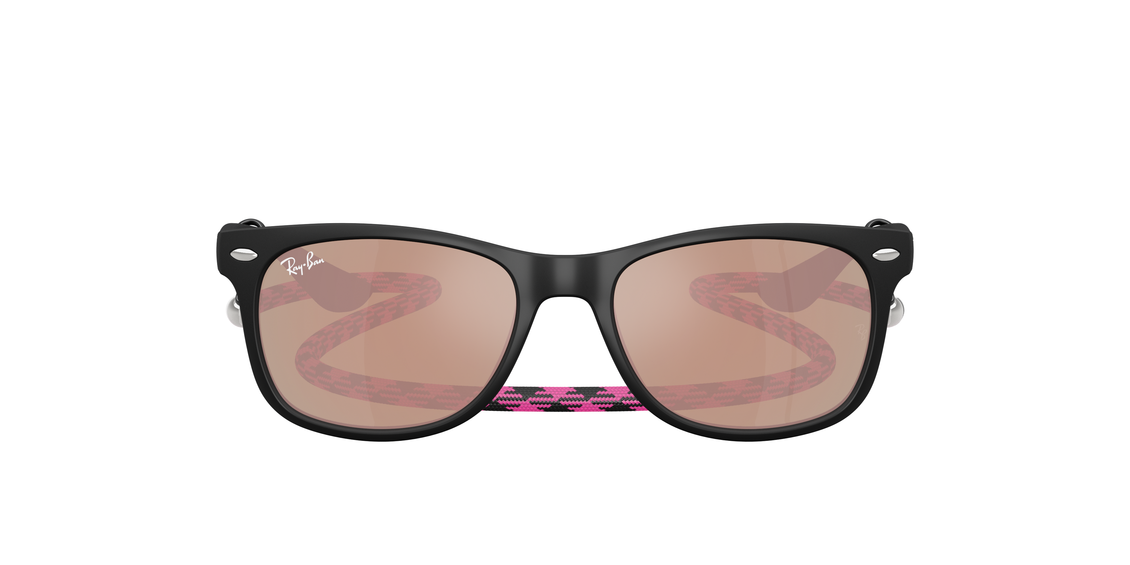 RB9052S Rubber Black KunststoffSunglass Frames von B24, mit getönten Gläsern