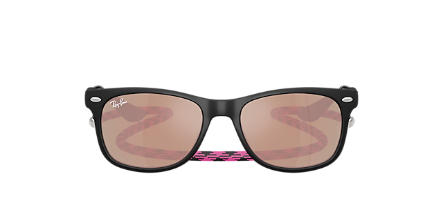 RB9052S Rubber Black KunststoffSunglass Frames von B24, mit getönten Gläsern