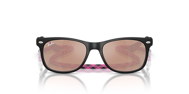 RB9052S Rubber Black KunststoffSunglass Frames von B24, Vorderansicht