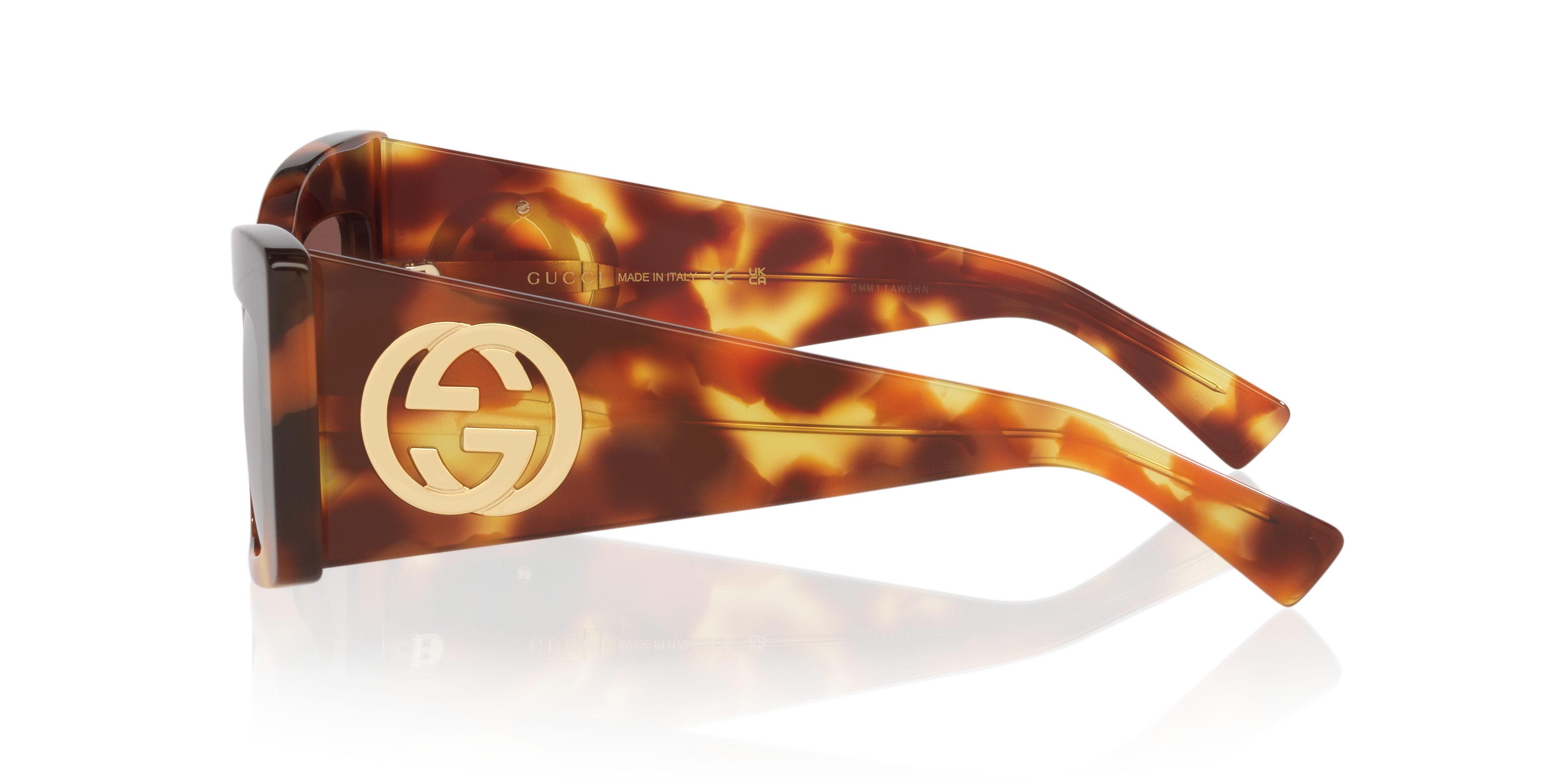 GG1842S Tortoise Blonde AcetatSunglass Frames von B24, Seitenansicht