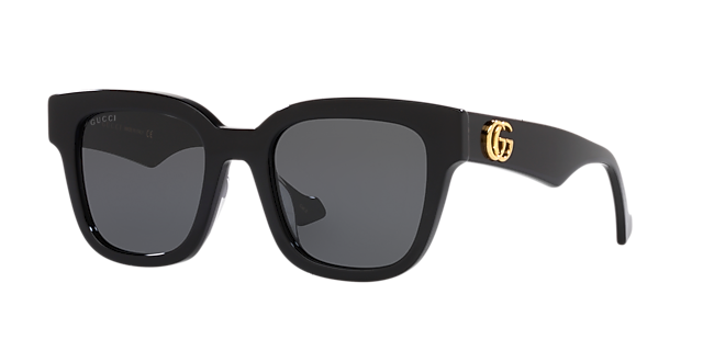 GG0998S Schwarz AcetatSunglass Frames von B24, Dreiviertelansicht